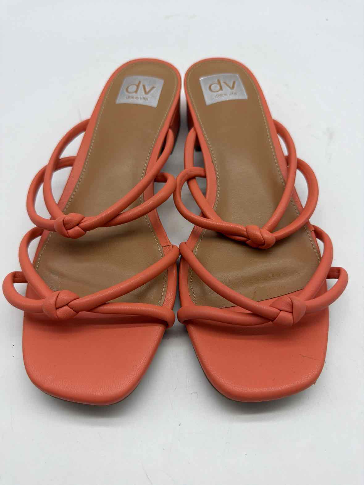 Pre-Owned Dolce Vita Orange Size 9 Mule Heels | True Fashionistas.