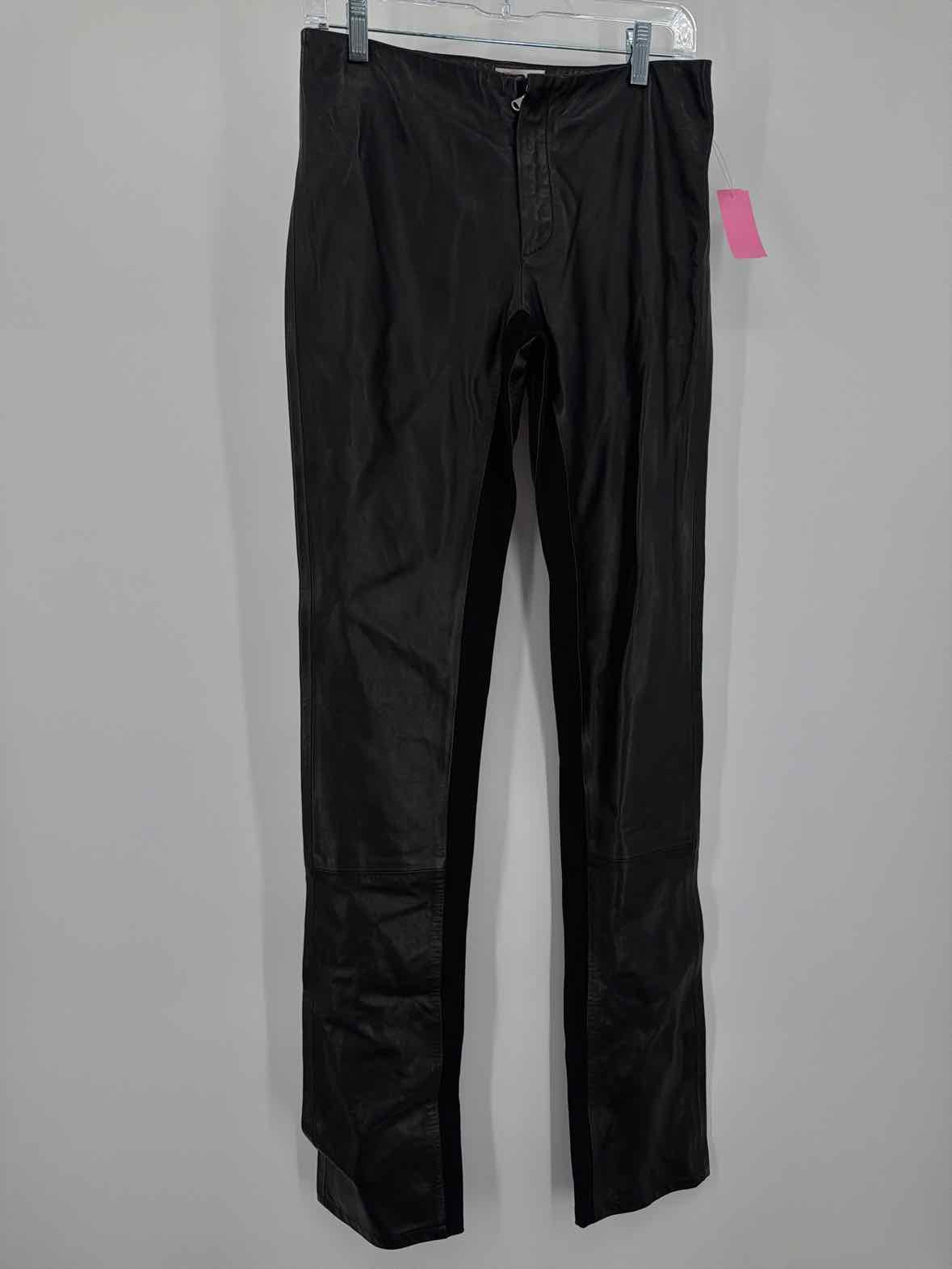 Pre-Owned Red Valentino Black Size 40 Leather Dress Pants | True Fashionistas.
