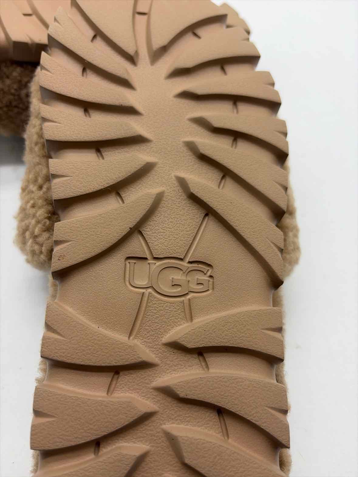 Pre-Owned UGG Tan Size 8 Shearling Slippers | True Fashionistas.