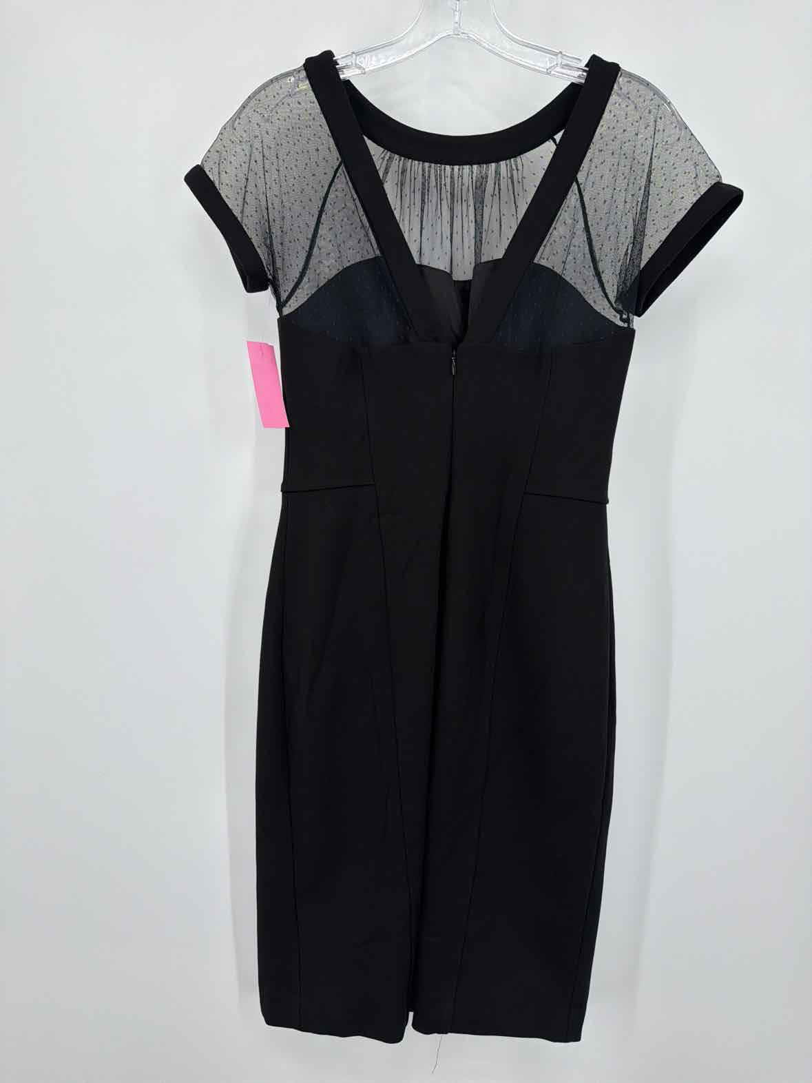 Pre-Owned WHBM Black Size 4 Short Sleeveless Dress | True Fashionistas.