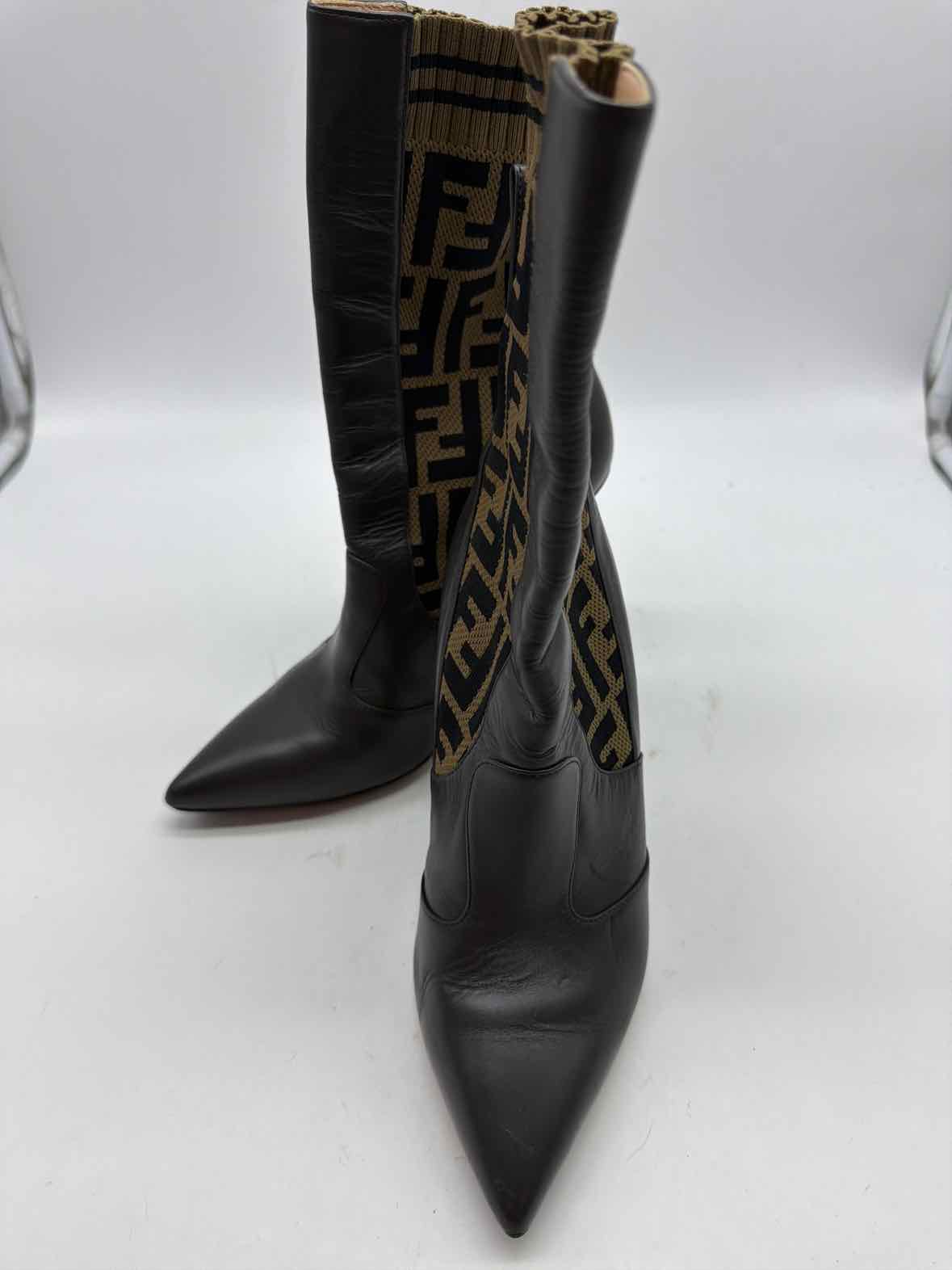 Pre-Owned Fendi Black Size 37 Ankle Boot Ankle Boot | True Fashionistas.