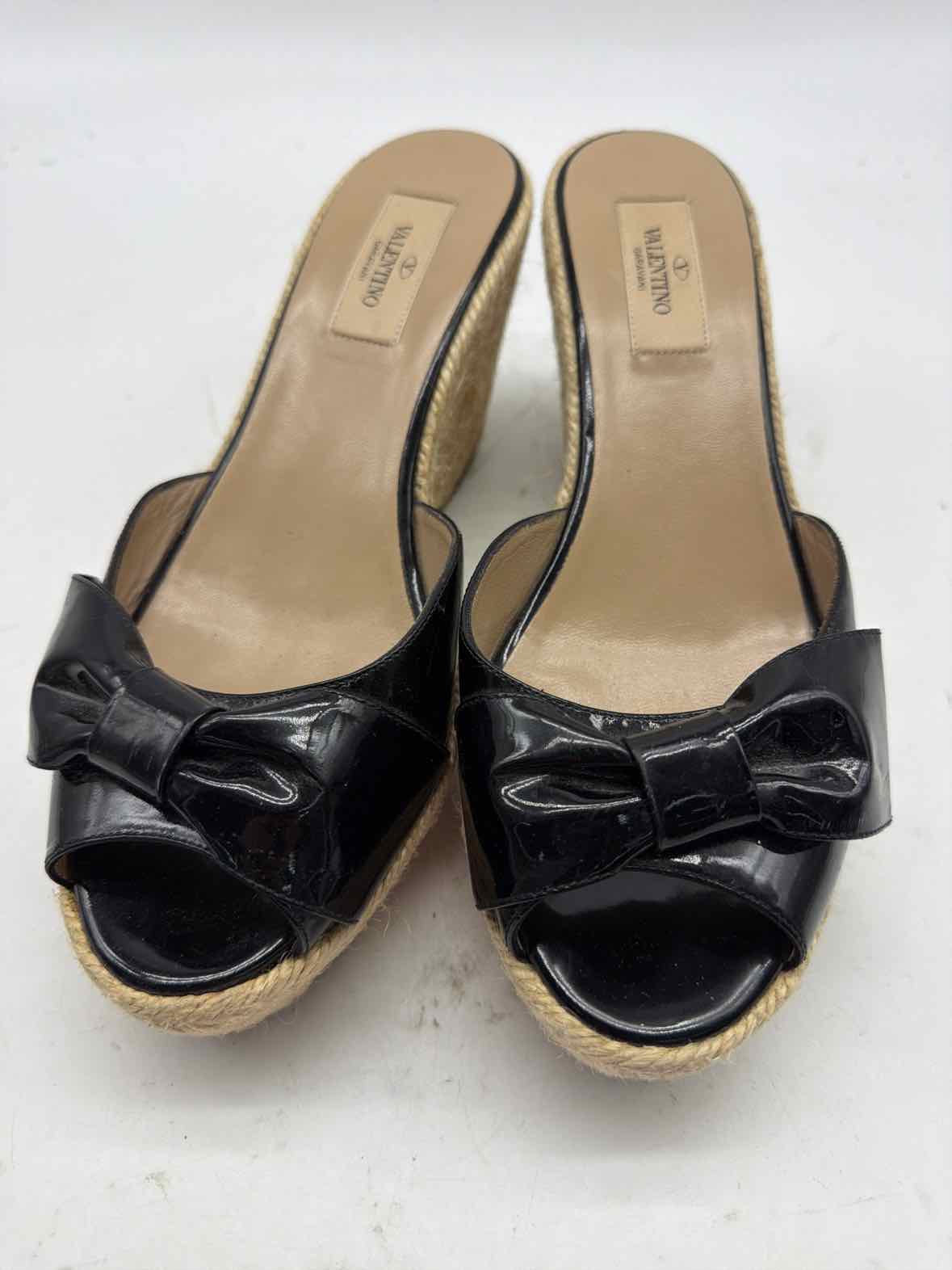 Pre-Owned Valentino Barely There Size 9 Wedge Heels | True Fashionistas.
