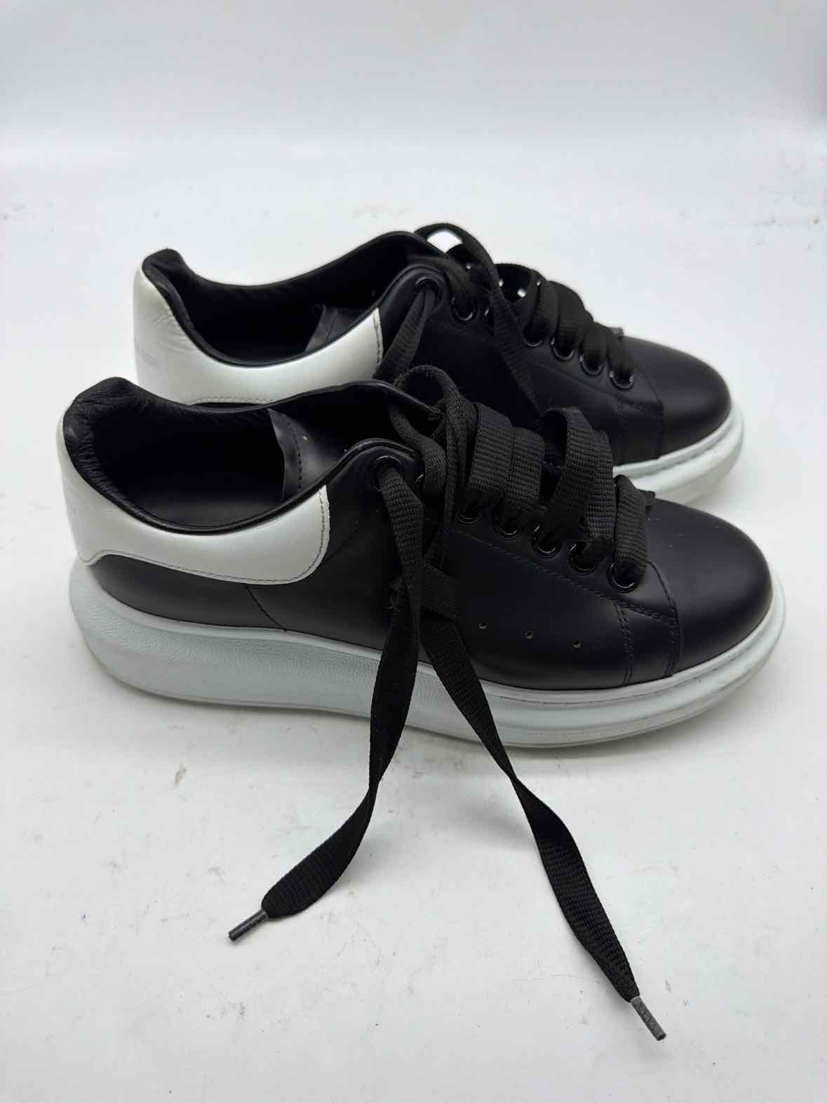 Pre-Owned Alexander McQueen Black Size 7.5 Fashion Sneaker Athletic Shoes | True Fashionistas.