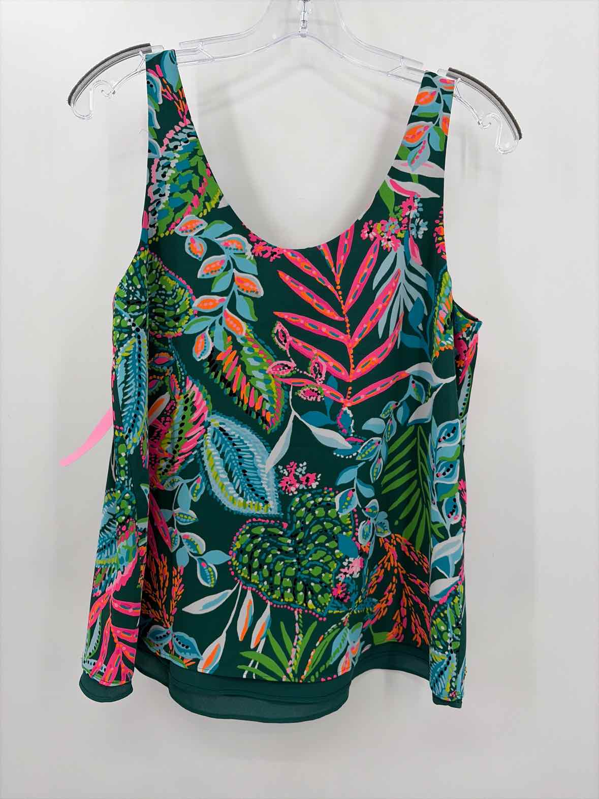 Pre-Owned Lilly Pulitzer Green Size Small Tank Top | True Fashionistas.