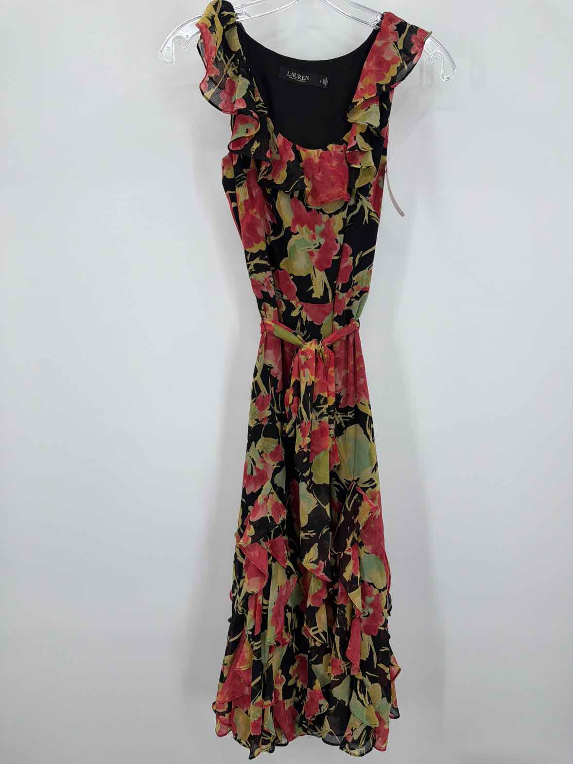 Pre-Owned Lauren Black Size 2 Long Sleeveless Dress | True Fashionistas.