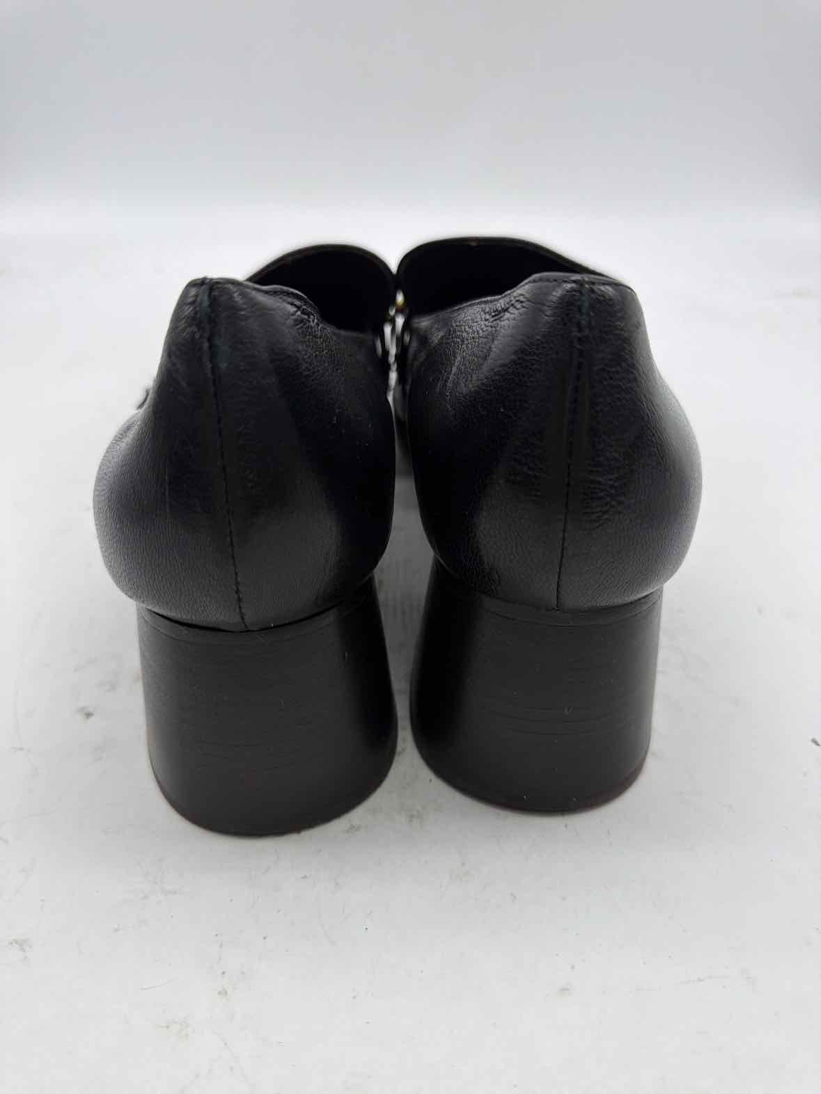Pre-Owned Tory Burch Black Size 11 Slip On Heels | True Fashionistas.
