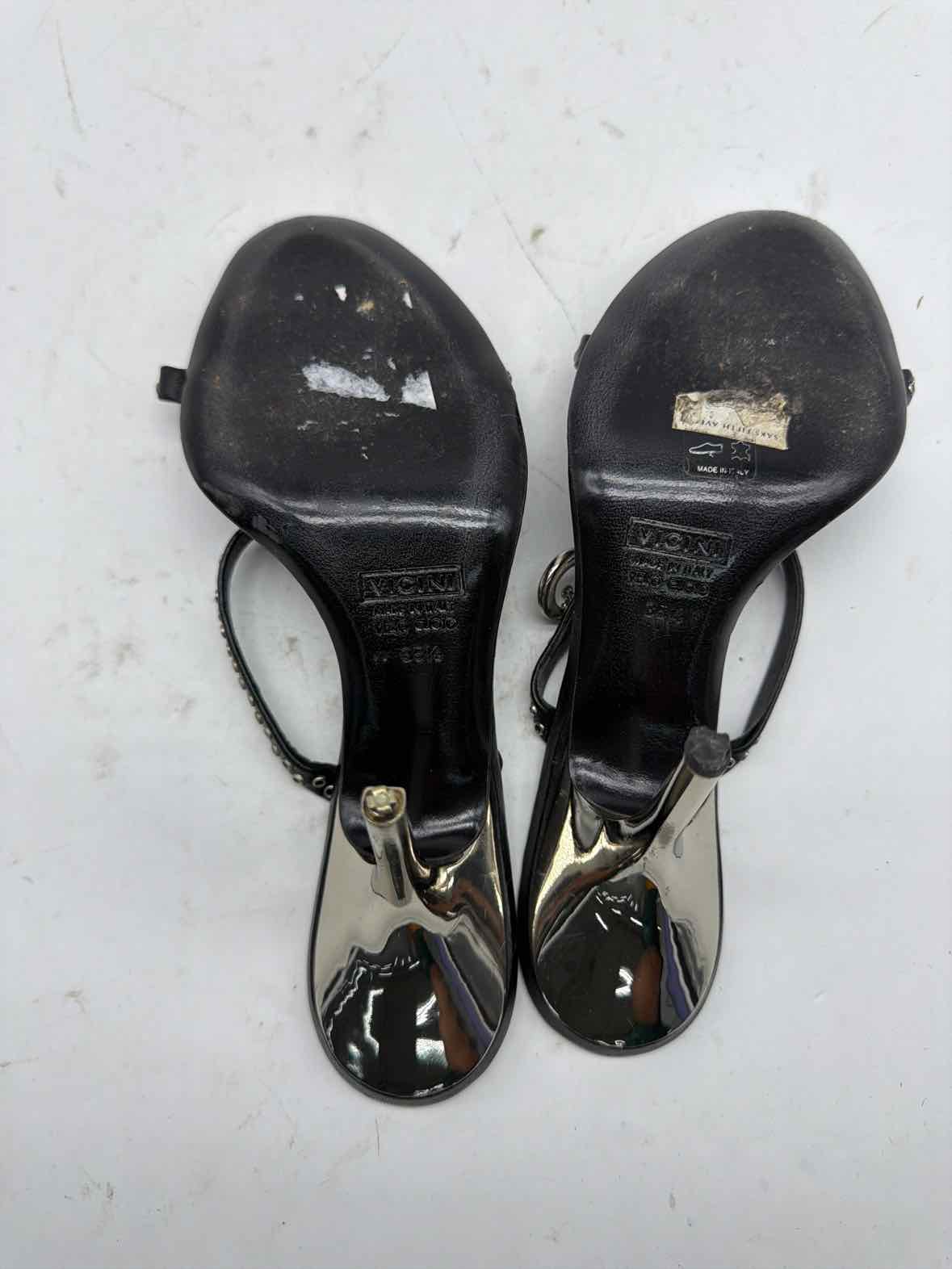 Pre-Owned Giuseppe Zanotti Black Size 5.5 Mule Heels | True Fashionistas.