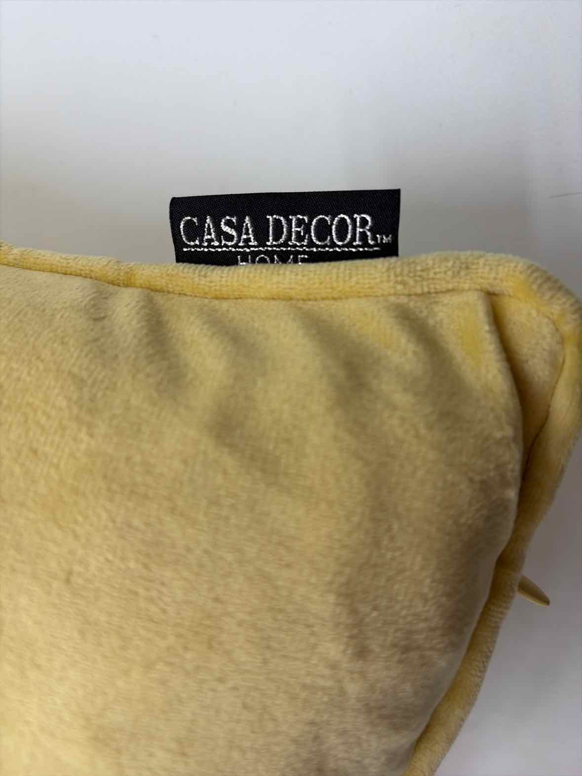 Casa Decor Home Yellow Pillow | True Fashionistas.