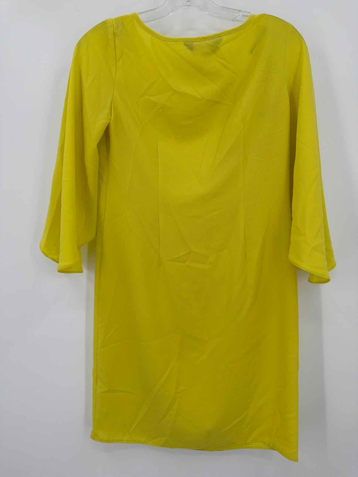 Pre-Owned Dorothy Perkins Yellow Size 4 Short Long Sleeve Dress | True Fashionistas.