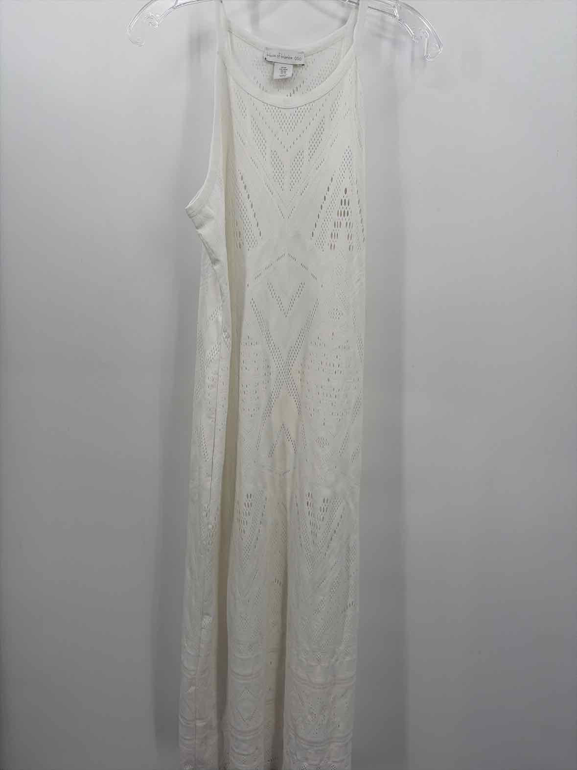 Pre-Owned House of Harlow 1960 White Size Medium Maxi Sleeveless Dress | True Fashionistas.