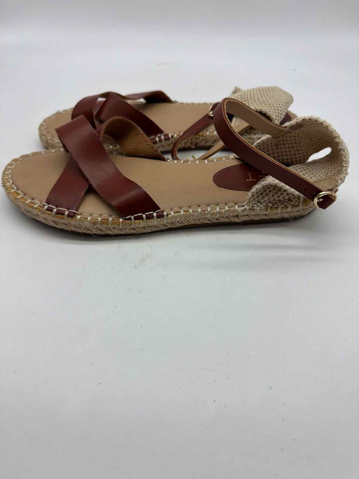 Pre-Owned Loft Brown Size 10 Espadrille Sandals | True Fashionistas.