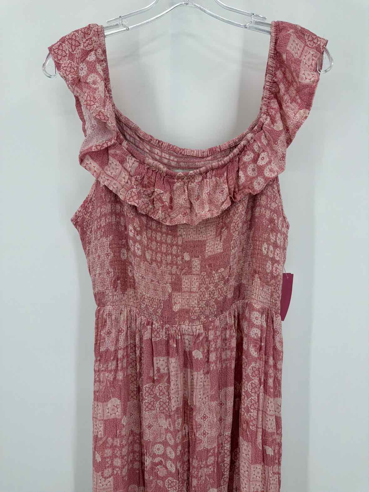 Pre-Owned Wonderly Pink Size XL Long Sleeveless Dress | True Fashionistas.