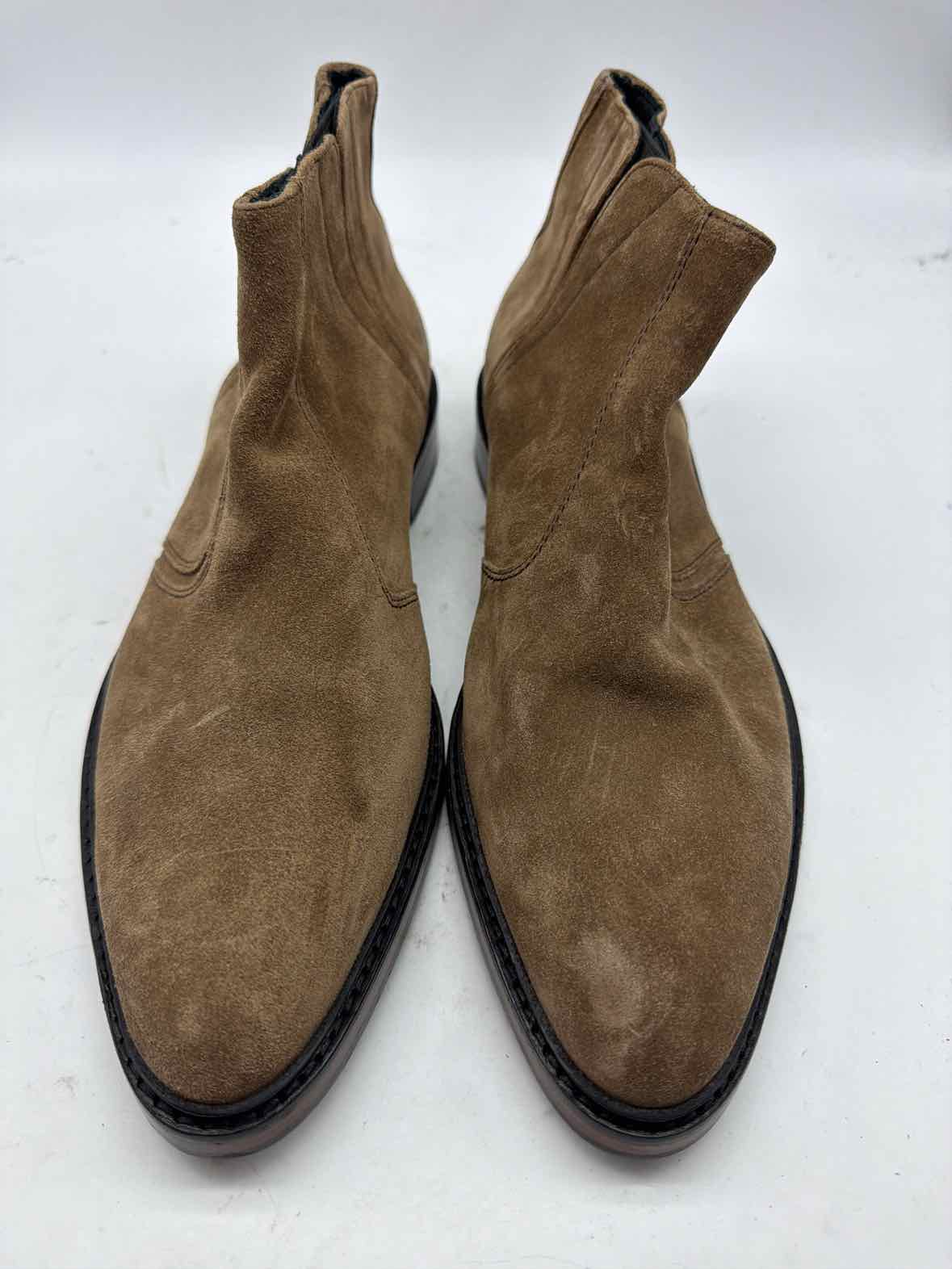 Pre-Owned Lanvin Tan 12 Suede Ankle Men's Boots | True Fashionistas.