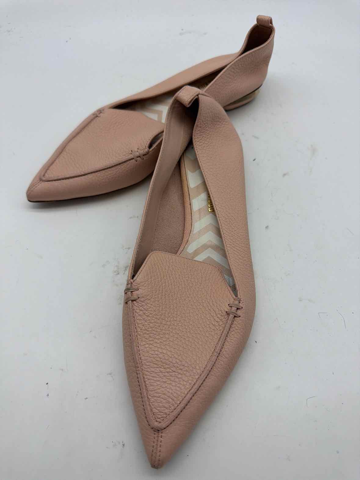 Pre-Owned Nicholas Kirkwood Pink Size 40.5 Slip On Flats | True Fashionistas.