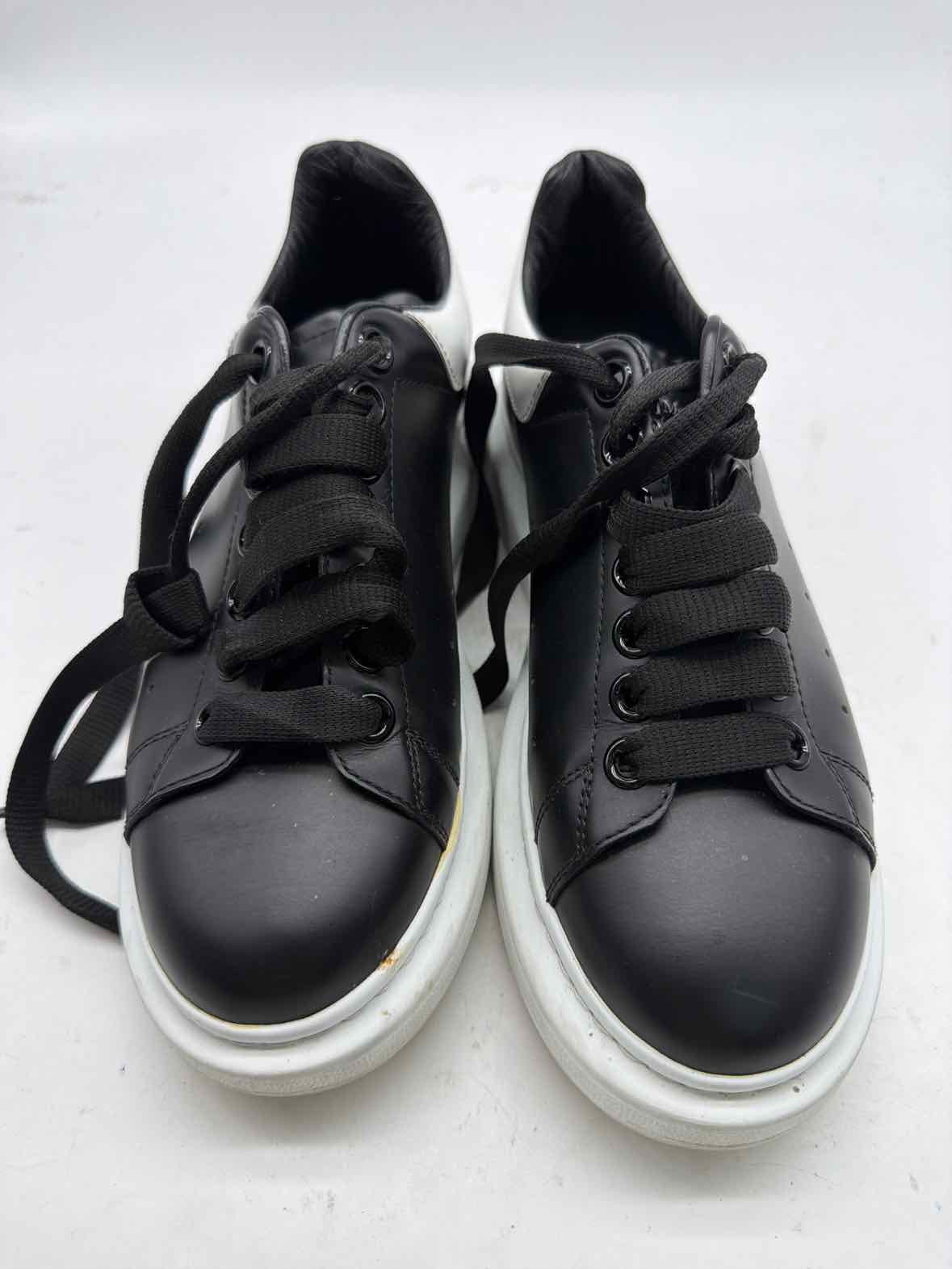 Pre-Owned Alexander McQueen Black Size 7.5 Fashion Sneaker Athletic Shoes | True Fashionistas.