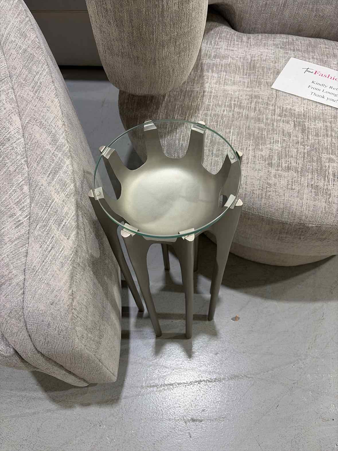 Silver Metal Living Room Drink Table | True Fashionistas.