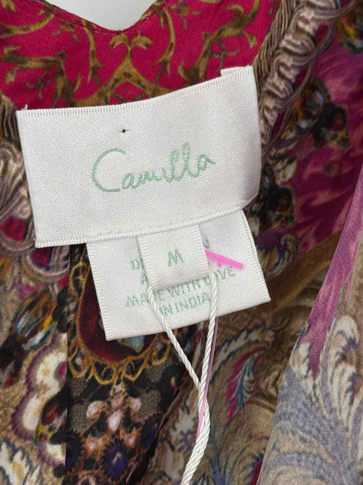 Pre-Owned Camilla Pink Size Medium Long Short Sleeve Dress | True Fashionistas.
