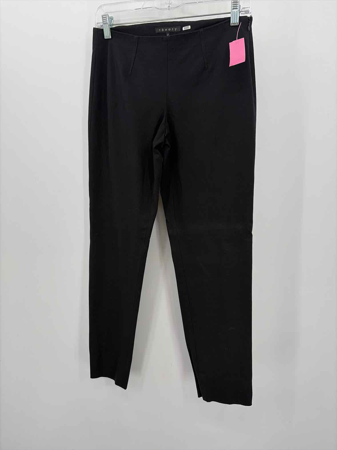 Pre-Owned Theory Black Size 2 Pull On Pants | True Fashionistas.