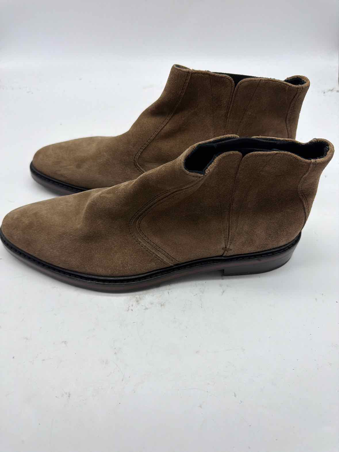 Pre-Owned Lanvin Tan 12 Suede Ankle Men's Boots | True Fashionistas.