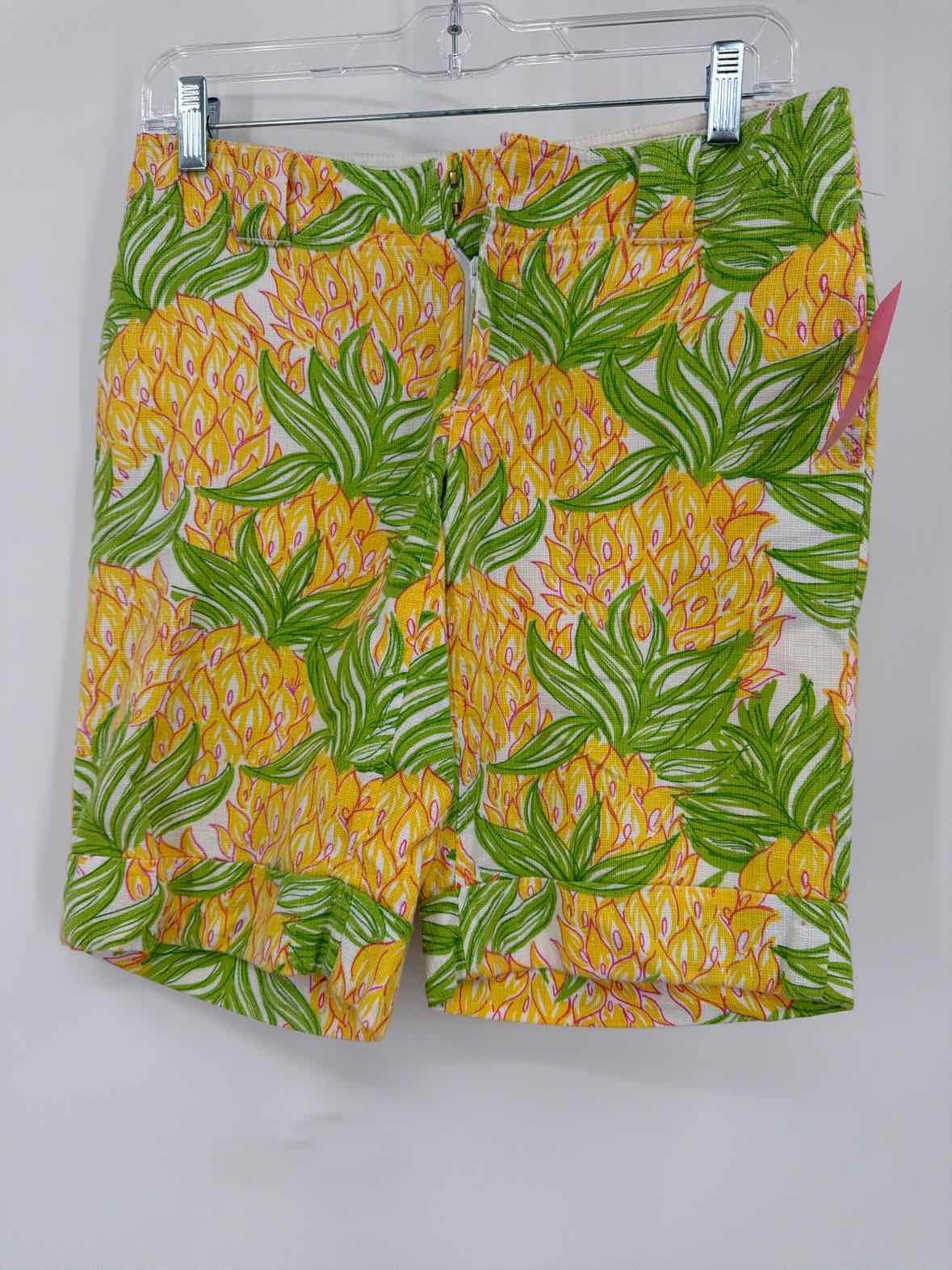 Pre-Owned Lilly Pulitzer Yellow Size 0 Printed Shorts | True Fashionistas.
