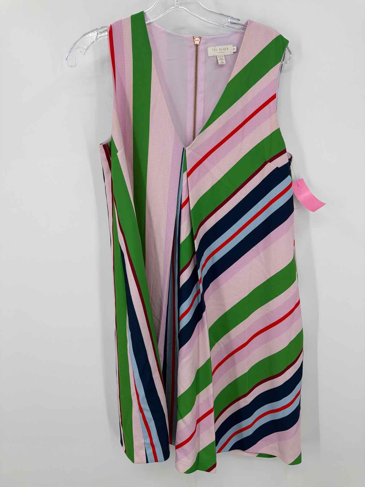 Pre-Owned Ted Baker Pink Size 2/4 Short Sleeveless Dress | True Fashionistas.