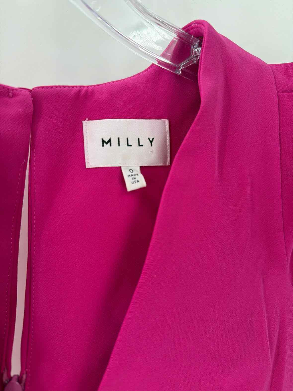 Pre-Owned Milly Pink Size 0 Short Short Sleeve Dress | True Fashionistas.