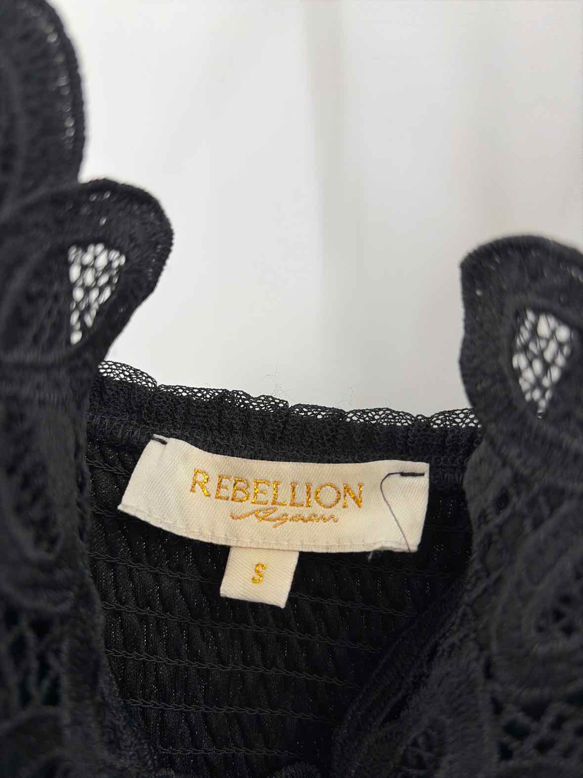 Pre-Owned Rebellion Again Black Size Small Maxi Sleeveless Dress | True Fashionistas.
