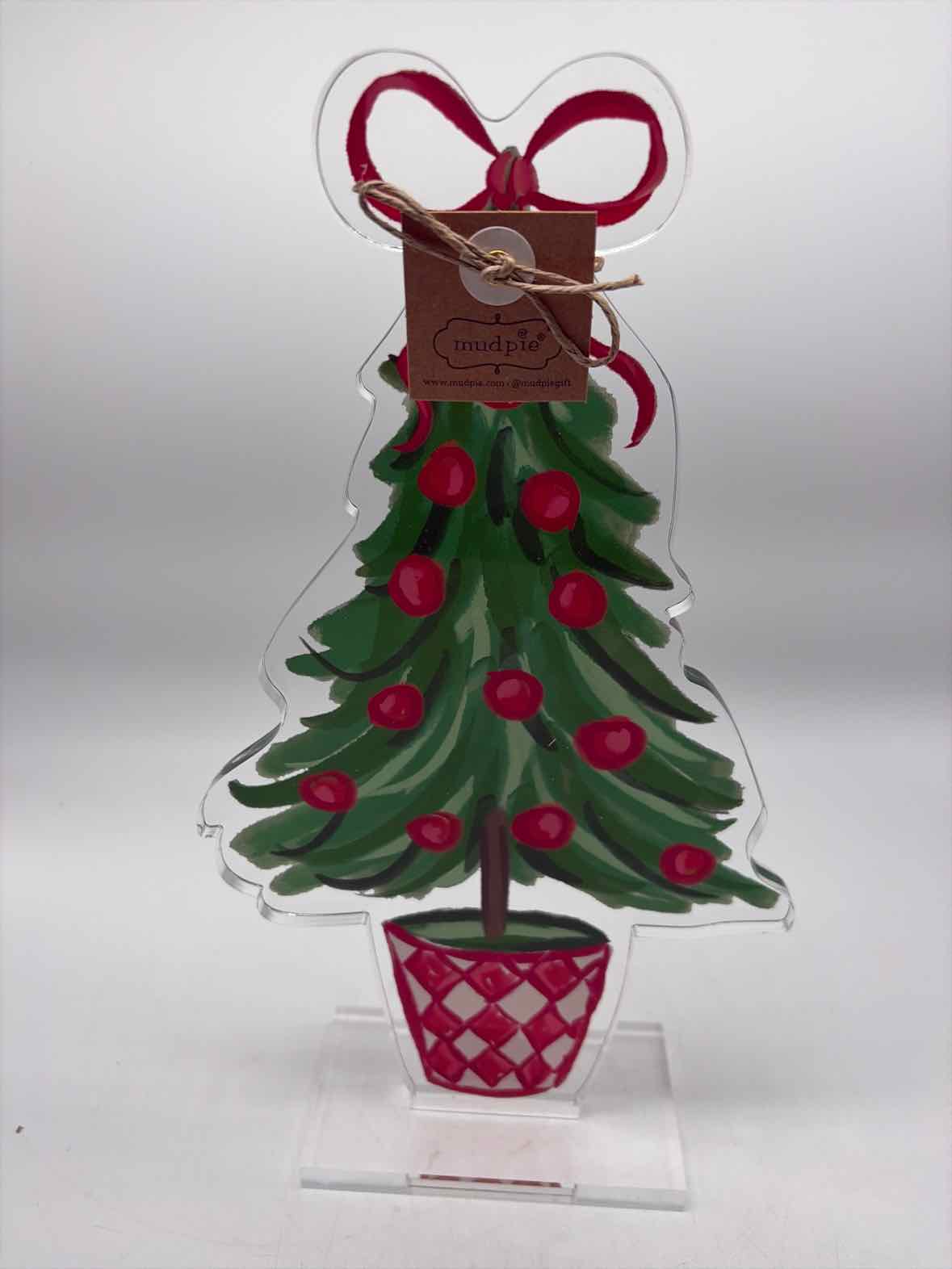 Green Acrylic Christmas Sitter | True Fashionistas.