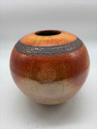 Orange Raku Pot | True Fashionistas.