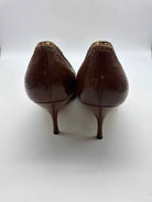 Pre-Owned Prada Gold Size 38.5 Sequin Pump Heels | True Fashionistas.