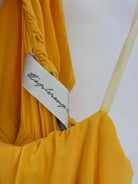 Pre-Owned T Bags Los Angeles Yellow Size Medium Short Sleeveless Dress | True Fashionistas.