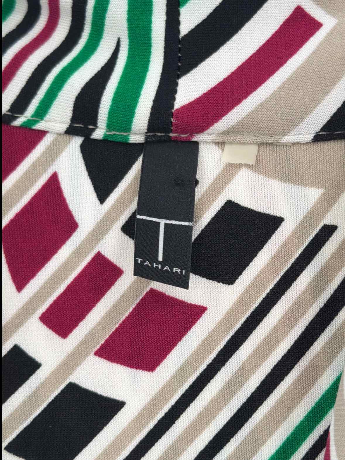 Pre-Owned Tahari Tan Size Medium Short Sleeveless Dress | True Fashionistas.