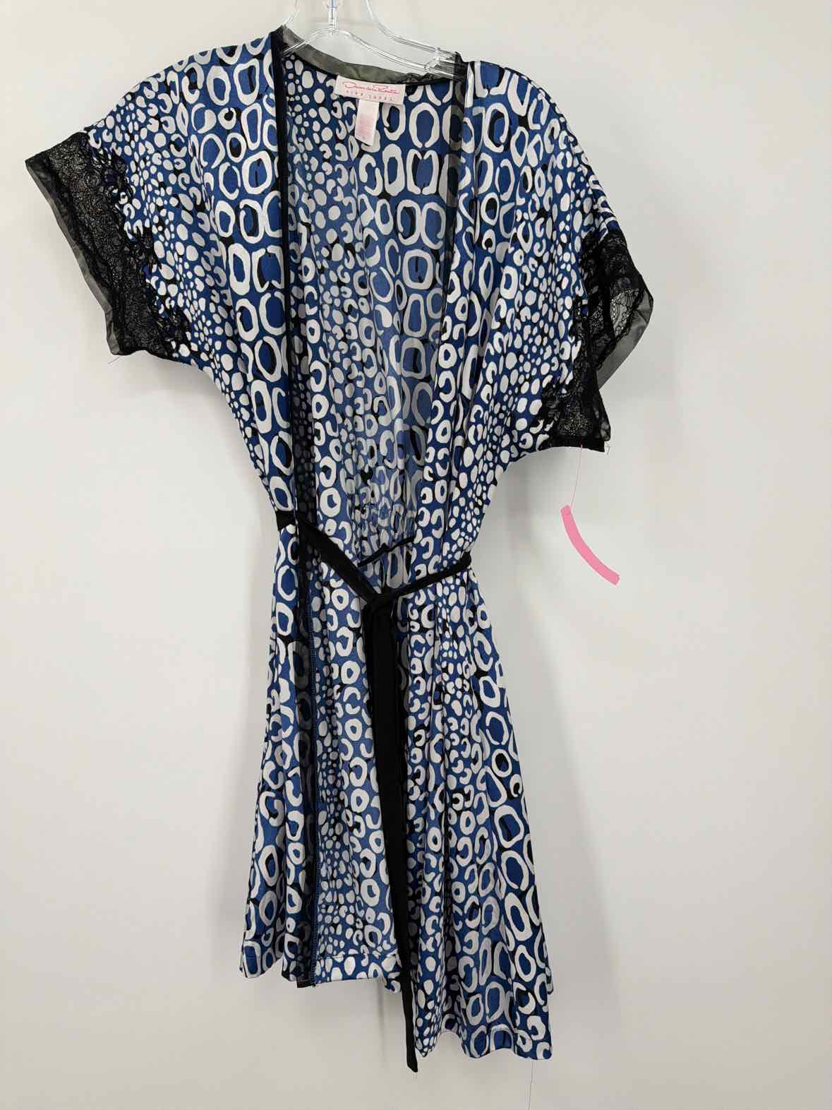 Pre-Owned Oscar de la Renta Pink Label Blue Size Small Robe | True Fashionistas.