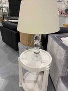 Clear Crystal Hand Blown Table Lamp | True Fashionistas.