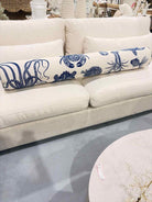 Blue & White Sea Life Bed Roll | True Fashionistas.