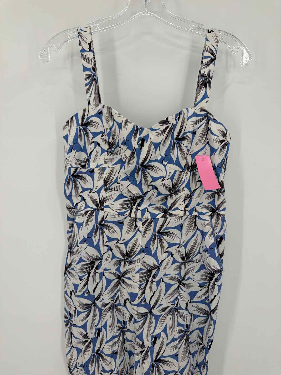 Pre-Owned Jonathan Simkhai Blue Size 6 Sleeveless Jumpsuit | True Fashionistas.
