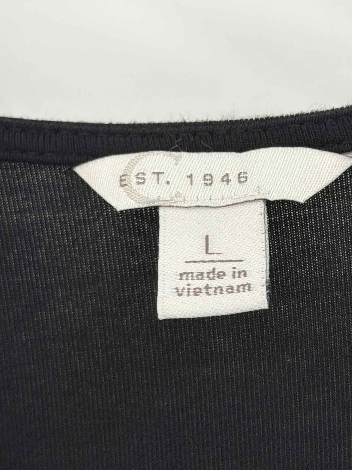Pre-Owned Est. 1946 Black Size Large Short Long Sleeve Dress | True Fashionistas.