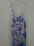 Pre-Owned Dress Forum Blue Size Small Long Sleeveless Dress | True Fashionistas.