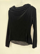 Pre-Owned Jones NY Black Size 12 Velvet Blouse | True Fashionistas.