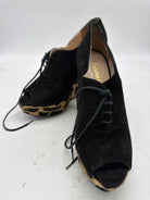 Pre-Owned Prada Black Size 8.5 Wedge Heels | True Fashionistas.