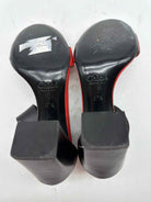 Pre-Owned Chloe Red Size 37.5 Block Heel Heels | True Fashionistas.