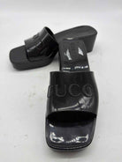 Pre-Owned Gucci Black Size 6 Jelly Mule Sandals | True Fashionistas.
