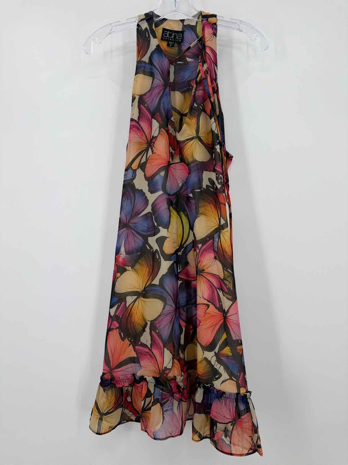 Pre-Owned Atina Cristina Black Size Medium Short Sleeveless Dress | True Fashionistas.