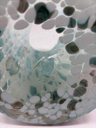 Hand Blown Aqua & White Glass Confetti  Pitcher | True Fashionistas.