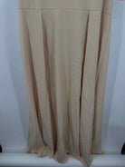 Pre-Owned Ieena for Mac Duggal Tan Size 18 Ball Long Evening Gown | True Fashionistas.