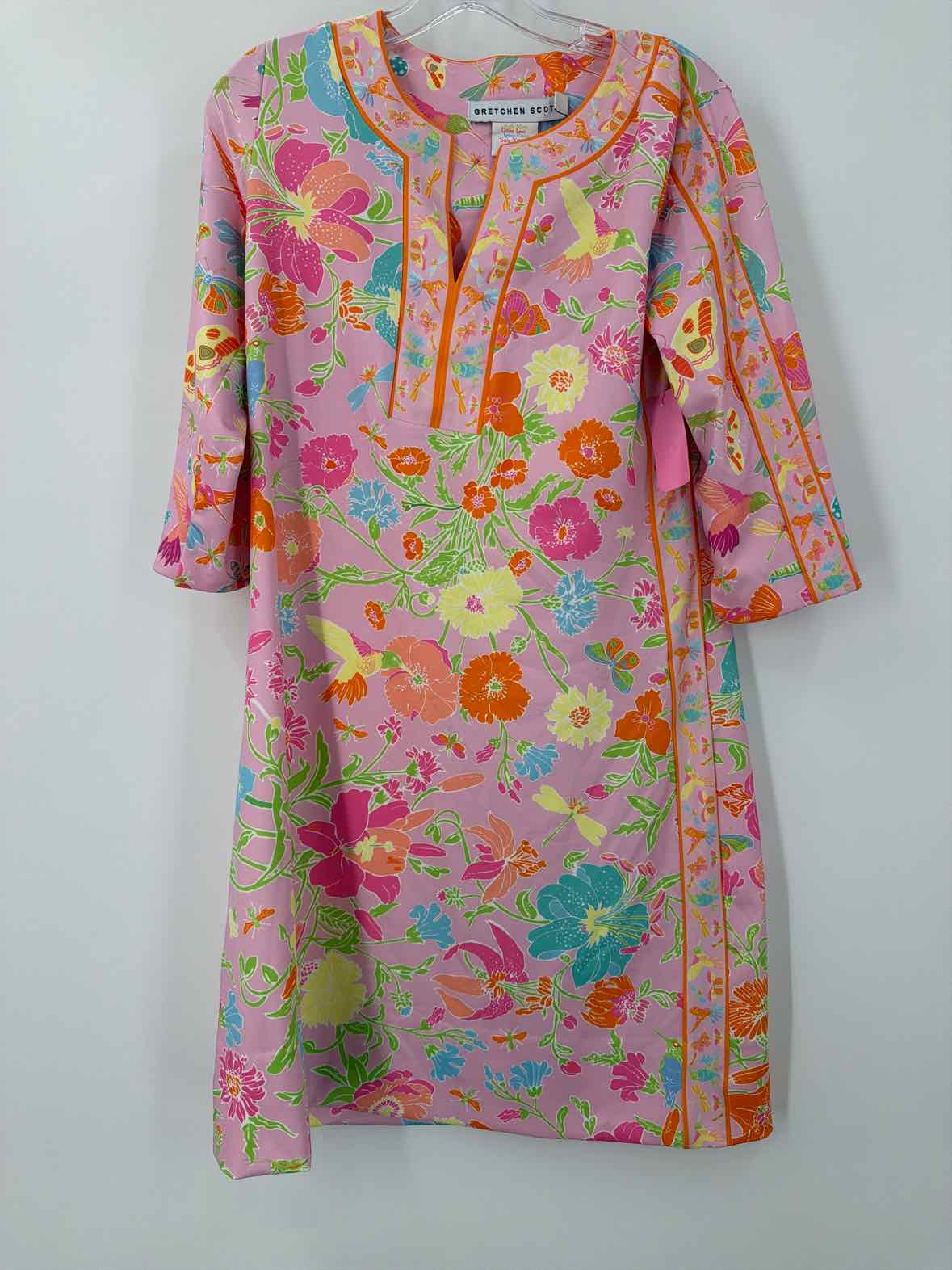 Pre-Owned Gretchen Scott Pink Size XS Short Long Sleeve Dress | True Fashionistas.