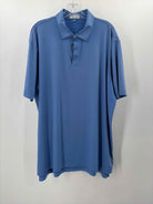 Peter Millar Blue Size XL Men's Polo Shirt | True Fashionistas.