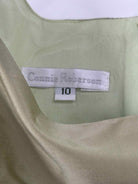 Pre-Owned Connie Roberson Green Size 10 Short Sleeveless Dress | True Fashionistas.