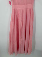 Pre-Owned Love Shack Fancy Pink Size 4 Long Short Sleeve Dress | True Fashionistas.