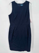 Pre-Owned J Mclaughlin Navy Size 14 Short Sleeveless Dress | True Fashionistas.